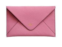Deri Zarf Cüzdan  Pembe Togo