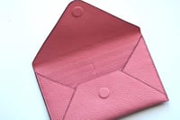 Deri Zarf Cüzdan  Pembe Togo
