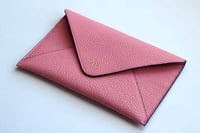 Deri Zarf Cüzdan  Pembe Togo