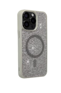 iPhone Kılıf 15 Pro Max MageSafe Özellikli Natürel Taşlı