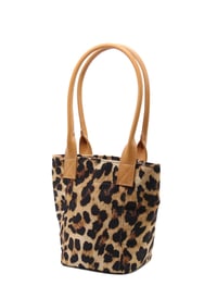 Mini Tote Çanta Leopar Small