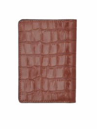 Slim Deri Cüzdan Taba Croco