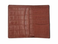 Slim Deri Cüzdan Taba Croco