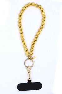 Telefon Bilek Askı Gold Pearl