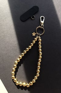 Telefon Bilek Askı Gold Pearl