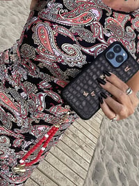 Telefon Bilek Askı Red Butterfly