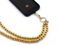 Telefon Boyun Askı Gold Pearl