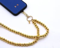 Telefon Boyun Askı Gold Pearl