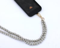 Telefon Boyun Askı Silver Pearl