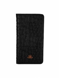Telefon Cüzdan Siyah Baby Croco