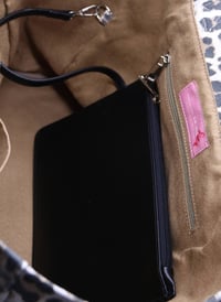 Tote Çanta Beyaz Leopar Medium