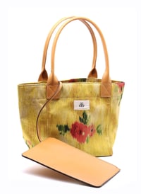 Tote Çanta Sarı Çiçekli 2 Medium