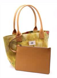 Tote Çanta Sarı Çiçekli 2 Medium