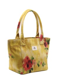 Tote Çanta Sarı Çiçekli Medium