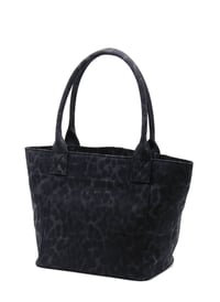 Tote Çanta Siyah Leopar Medium