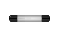 PRO-Hwl Kumandalı Duvar Tipi Infrared Elektrikli Isıtıcı 2500W IP55 Kafe Isıtıcı Dış Mekan Elektrikli Soba Siyah