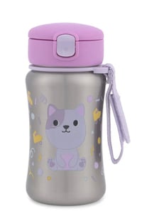 Besties Squad Pipetli Paslanmaz Çelik Suluk - Kedi
