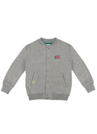 Community Bomber Ceket - Gri Melanj Şardonlu