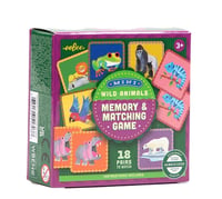 Eeboo Mini Hafıza Oyunu - Wild Animals