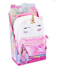 Girabrilla Magic Unicorn Trolley Pembe Pullu Payetli Kız Çoçuk Sırt Çantası