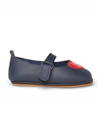 HEART NAVY (DERİ)