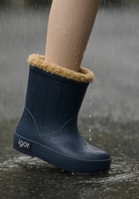 İgor Çocuk Yogi Borreguito İçi Yünlü Bot Lacivert W10306-003