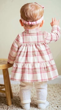Kız Bebek Ekru Elbise Set