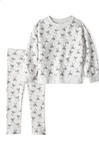Kız Çocuk Kurdele Desenli 2Li Set