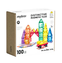 Magnetic Tiles - Basic, 100 Parça