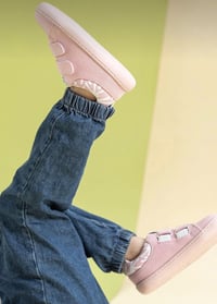 Smart Walker Canvas Play Eco Pembe Barefoot  Ayakkabı