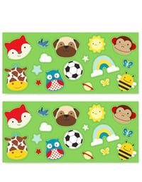 Spark Style Paslanmaz Çelik Stickerlı Suluk Yeşil
