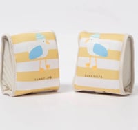 Sunnylife Çocuk Kolluk Mustard Stripe  3-6 yaş