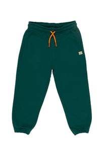 Sweatshirt ve Eşofman Takımı Çocuk bisiklet yaka, eğlenceli nakış detaylı, unisex ve rahat kalıp sweatshirt ve Cepli, lastikli ve ayarlanabilir bel kısmına sahip eşofman altı – Antrasit Füme - Yeşil kordonlu Tok duran, rahat ve yumuşacık Ultra Yumuşak Dok