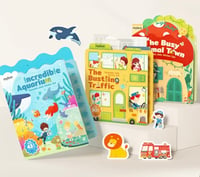 Yeniden Kullanılabilir Jel Sticker Seti - İnanılmaz Akvaryum