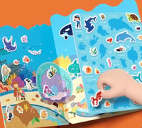 Yeniden Kullanılabilir Jel Sticker Seti - İnanılmaz Akvaryum