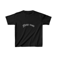 Çocuk Unisex Baskılı T-Shirt - Siyah