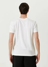 ERKEK  Tişört Basic Bisiklet Yaka Regular Kısa kol T-Shirt - Beyaz