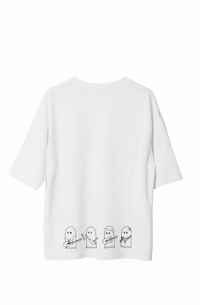 Erkek Baskılı T-Shirt Kısa Kol Bisiklet Yaka Regular Fit Rahat Kalıp Günlük Tişört - Beyaz