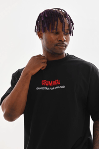 Erkek Baskılı T-Shirt Kısa Kol Bisiklet Yaka Rahat Kalıp Tişört  - Siyah