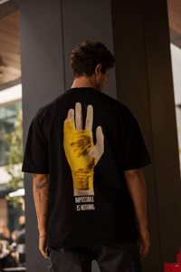 Erkek Kısa Kol Yazlık Tişört Bisiklet Yaka Baskılı Oversize T-Shirt - Siyah