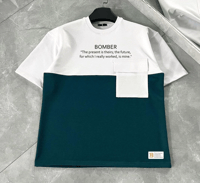 ERKEK Tişört Torba Cepli Parçalı Kısa Kol T-Shirt - Lacivert
