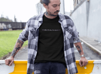 Erkek Tişört Yazlık Bisiklet Yaka Baskılı Kısa kol T-Shirt - Siyah