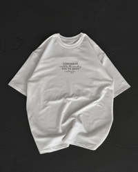 Kadın Baskılı T-Shirt Kısa Kol Bisiklet Yaka Oversize Rahat Kalıp Günlük Tişört   - Beyaz