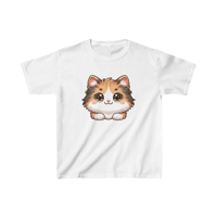 Unisex Çocuk Baskılı T-Shirt - Beyaz