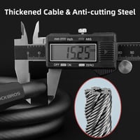 Rockbros 5 Haneli Şifreli Yüksek Güvenlikli Çelik Bisiklet Kilidi