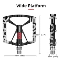 Rockbros Alüminyum Rulmanlı MTB Bisiklet Pedalı (9/16