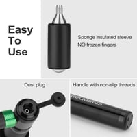 Rockbros CO2 Kartuş Uyumlu Alüminyum Mini Bisiklet Pompası (110 PSI)