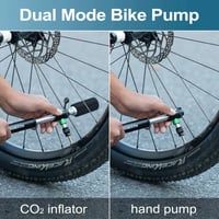 Rockbros CO2 Kartuş Uyumlu Alüminyum Mini Bisiklet Pompası (110 PSI)