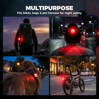 Rockbros Q2MAX Akıllı Emoji LED Bisiklet Arka Stop Lambası