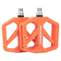 Rockbros Reflektörlü Hafif Naylon Bisiklet Pedalı (Geniş Platform)